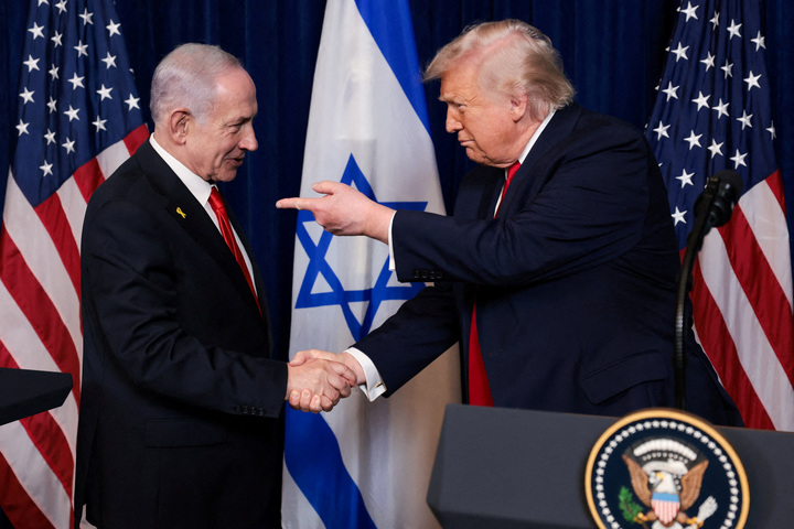 Thủ tướng Israel Benjamin Netanyahu và Tổng thống Mỹ Donald Trump. (Ảnh: Reuters)