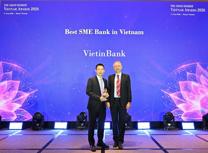 VietinBank là Ngân hàng SME tốt nhất Việt Nam 6 năm liên tiếp.