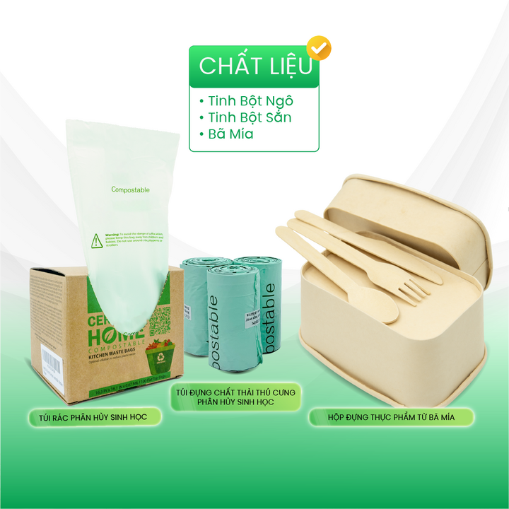 HAPBIO - Giải pháp bao bì xanh bền vững.