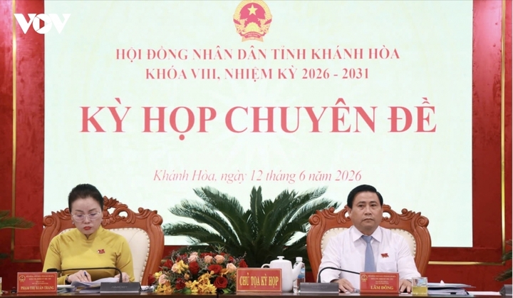 Quang cảnh kỳ họp chuyên đề HĐND tỉnh Khánh Hòa