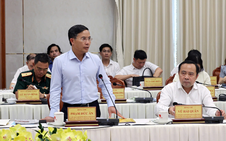 Thống đốc Ngân hàng Nhà nước Phạm Đức Ấn phát biểu. (Ảnh: VGP/Phương Nguyên)