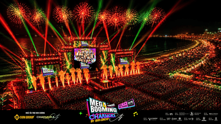 Siêu đại nhạc hội "Mega Booming – Charmora City" sẵn sàng đổ bộ Nha Trang vào ngày 13/6/2026.