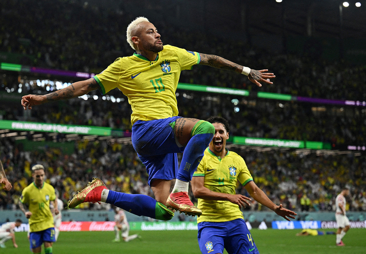 Neymar khả năng cao không góp mặt trong trận Brazil gặp Morocco. (Ảnh: Reuters)