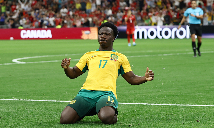 Irankunda ghi bàn đầu tiên ở World Cup. (Ảnh: Reuters)