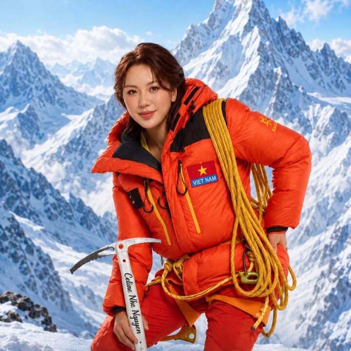 Thử thách tại Denali giúp Celine Nha Nguyen trở thành người phụ nữ Việt Nam đầu tiên hoàn thành thử thách "Thất đỉnh". (Ảnh: Celine Nha Nguyen/Facebook)