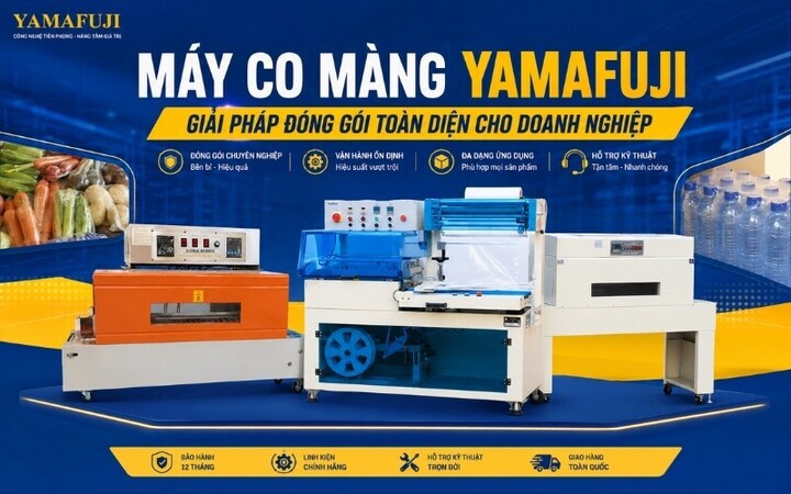 Máy co màng Yamafuji: Giải pháp đóng gói toàn diện cho doanh nghiệp - 1