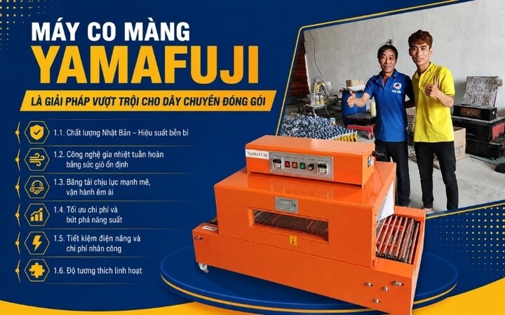 Máy co màng Yamafuji: Giải pháp đóng gói toàn diện cho doanh nghiệp - 2