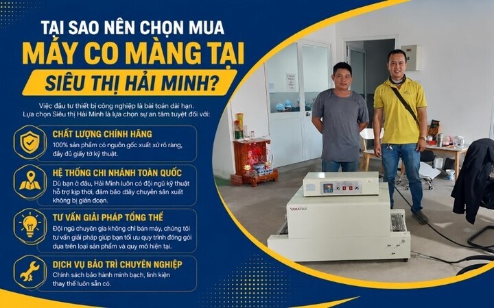 Máy co màng Yamafuji: Giải pháp đóng gói toàn diện cho doanh nghiệp - 3