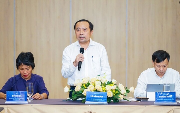 Bộ trưởng KH&CN Vũ Hải Quân phát biểu tại tọa đàm. (Ảnh: Bộ KH&CN)