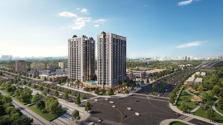 The Zenith Hải Phòng nổi bật với vị trí mặt tiền đại lộ Bùi Viện và hệ thống hạ tầng giao thông đồng bộ tại trung tâm quận Kiến An.