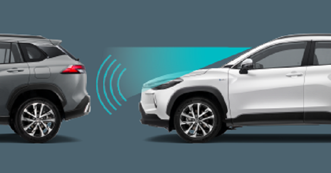 Mẫu SUV này được trang bị hệ thống cảnh báo tiền va chạm.