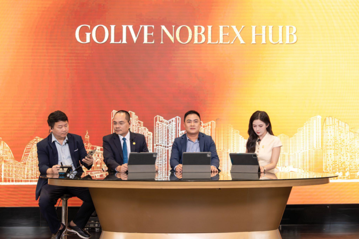 Các chuyên gia đến từ NobleX, ngân hàng Quân đội, ngân hàng Kiên Long trực tiếp minh hoạ quá trình sử dụng và trải nghiệm các tiện ích quan trọng của NobleX Hub trên livestream Go live tối 16/6.