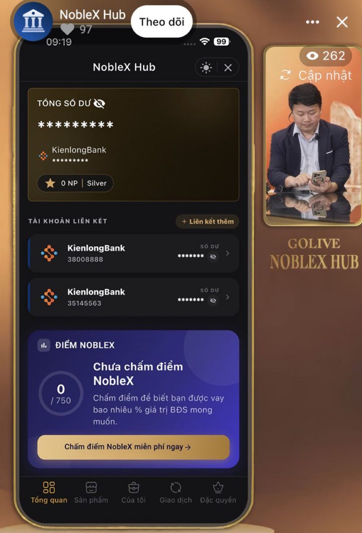 Ông Lương Thành Long - Chuyên gia Công nghệ của NobleX hướng dẫn và chia sẻ chi tiết về quá trình vay vốn trên NobX Hub.