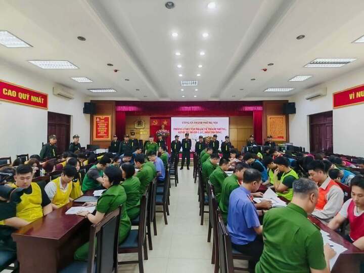 Các đối tượng bị bắt giữ