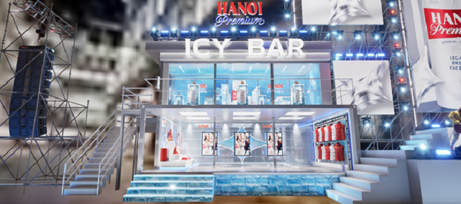 Khu vực trải nghiệm Lifestyle Icy Bar.