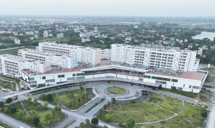 Dự án cơ sở 2 của Bệnh viện Việt Đức đang ở giai đoạn hoàn thiện cuối cùng.