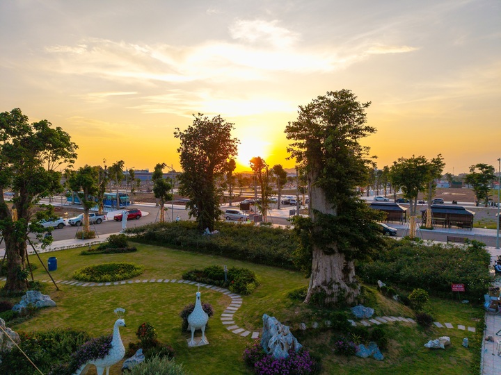 Không gian xanh luôn được ưu tiên tại các KĐT do Danko Group phát triển. (Ảnh: KĐT Danko Riverside Bắc Ninh)