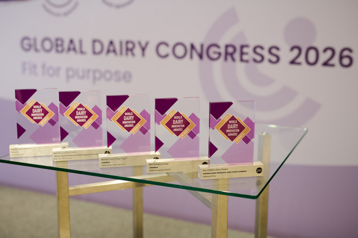 Các sản phẩm Vinamilk được vinh danh tại World Dairy Innovation Awards 2026 trải rộng từ dinh dưỡng trẻ em, dinh dưỡng chuyên biệt đến các sản phẩm phục vụ lối sống năng động và xu hướng tiêu dùng mới. (Ảnh: Xavier)