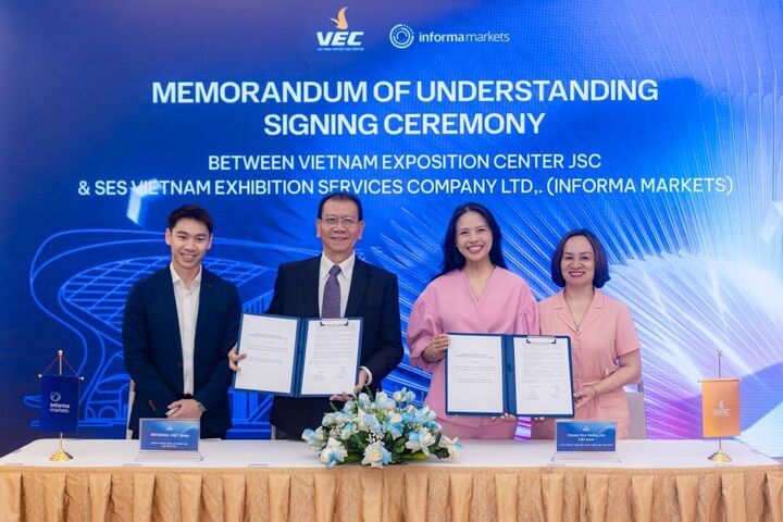 VEC ký hợp tác chiến lược với Informa Markets - một trong những đơn vị tổ chức sự kiện B2B và triển lãm thương mại hàng đầu thế giới.
