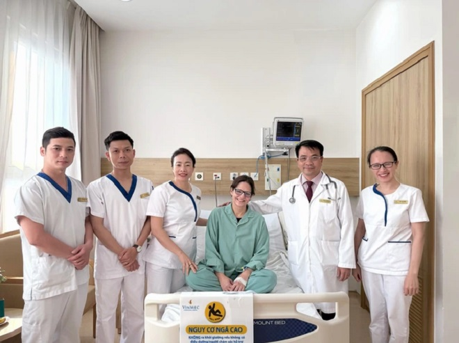 Vỡ òa với hành trình điều trị thành công cho nữ bệnh nhân người nước ngoài tại Vinmec Đà Nẵng.
