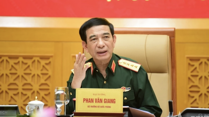 Đại tướng Phan Văn Giang, Ủy viên Bộ Chính trị, Phó Thủ tướng Chính phủ, Bộ trưởng Bộ Quốc phòng. Ảnh: QĐND