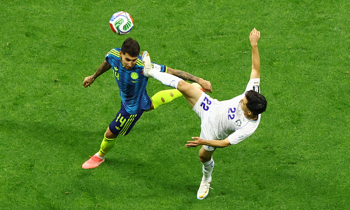 Uzbekistan đi tìm điểm đầu tiên ở World Cup. (Ảnh: Reuters)
