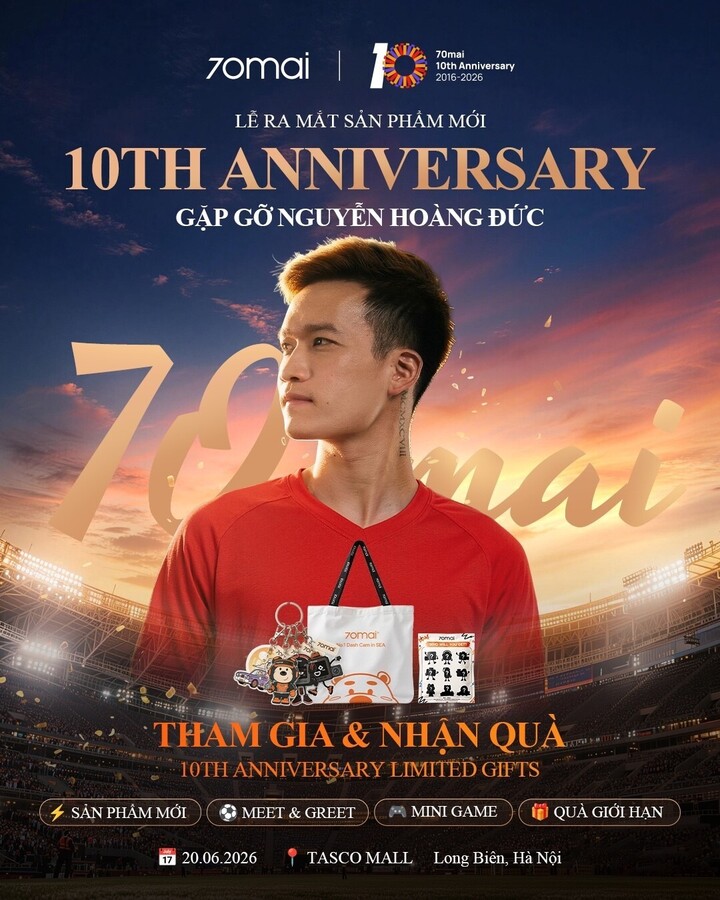 70mai kỷ niệm 10 năm thành lập: Trình làng A810 Lite và chuỗi hoạt động đặc biệt - 1