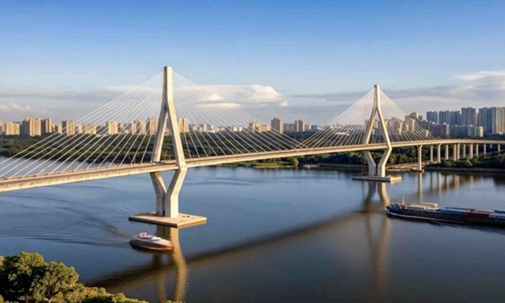Cầu Phú Mỹ 2 là dự án trọng điểm nối khu Nam TP.HCM với Nhơn Trạch và sân bay Long Thành - Đồng Nai.