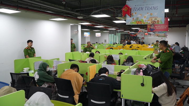 Công an TP.HCM khởi tố 11 vụ án, gần 200 bị can trong các đường dây núp bóng doanh nghiệp bán kỳ nghỉ để lừa đảo. (Ảnh: Công an TP.HCM)
