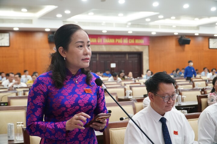 Đại biểu đóng góp rất nhiều ý kiến cho các vấn đề kinh tế xã hội sát sườn của TP.HCM.
