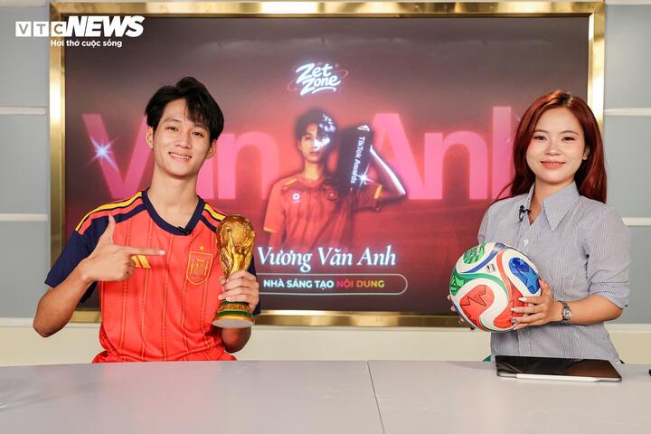 Văn Anh Neymar vẫn vươn lên trở thành nhà sáng tạo thể thao nổi bật của Gen Z. (Ảnh: Minh Đức)