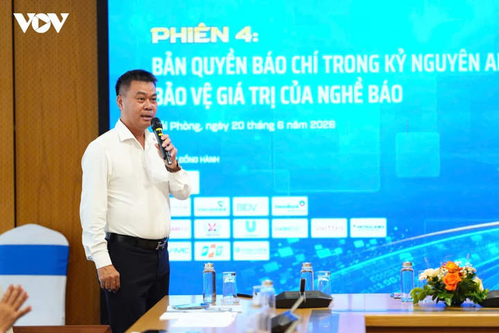 Tổng Biên tập Báo VietNamNet Nguyễn Văn Bá cho rằng, trong kỷ nguyên AI, câu chuyện bản quyền báo chí cần được nhìn nhận ở một góc độ rộng hơn.