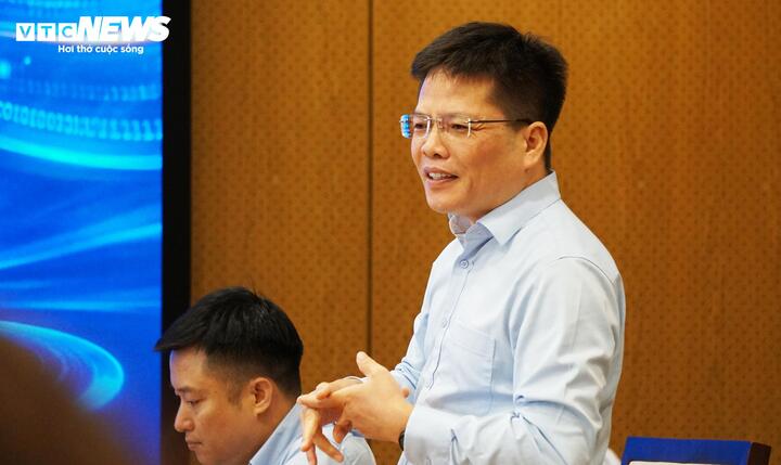 Nhà báo Ngô Văn Hải, Phó Tổng biên tập phụ trách Báo Điện tử VTC News, đánh giá AI giống như "thư ký" của người làm báo. (Ảnh: Tiến Thắng)