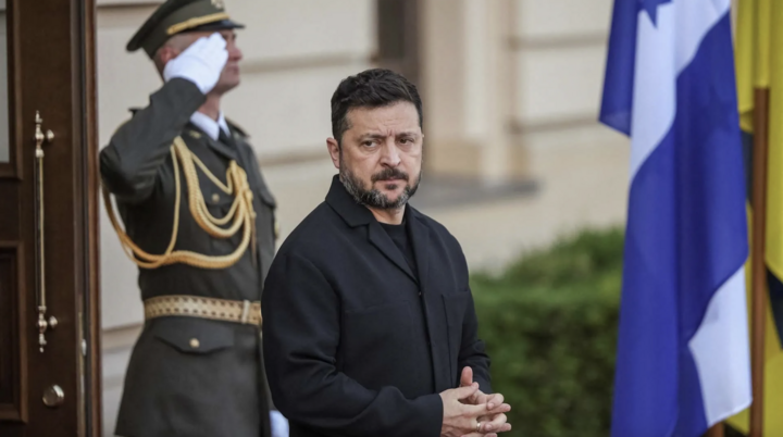 Tổng thống Ukraine Volodymyr Zelensky.