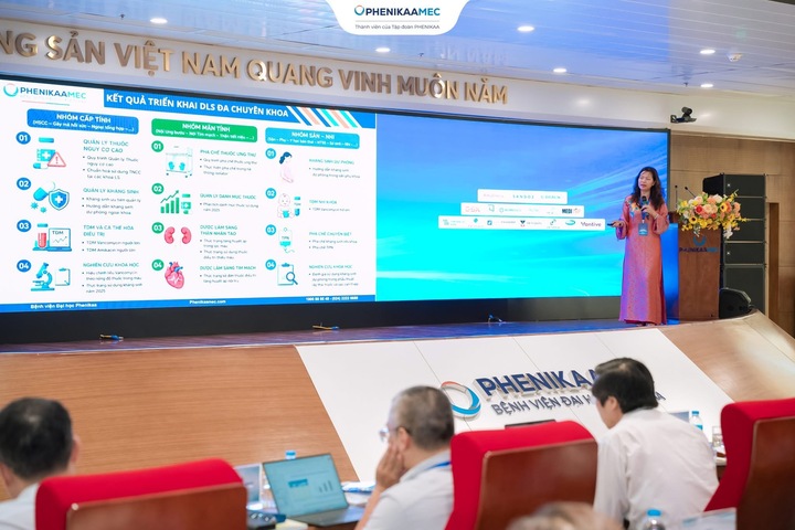 PGS. TS. DS Nguyễn Quỳnh Hoa chia sẻ mô hình dược lâm sàng đa chuyên khoa ứng dụng công nghệ AI hiệu quả tại PhenikaaMec