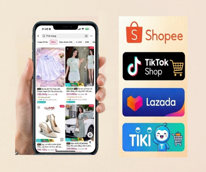 Thương mại điện tử đang trở thành động lực tăng trưởng quan trọng của ngành thời trang Việt Nam trong bối cảnh hành vi mua sắm thay đổi mạnh mẽ.