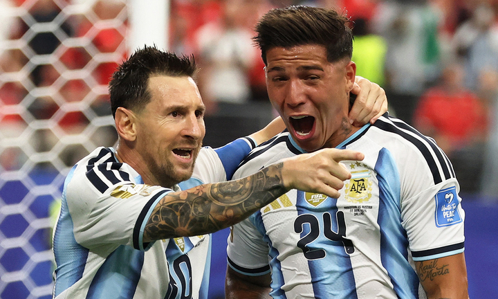 Messi ghi bàn thắng lịch sử, trở thành cầu thủ ghi bàn nhiều nhất mọi thời đại ở World Cup. (Ảnh: Reuters)
