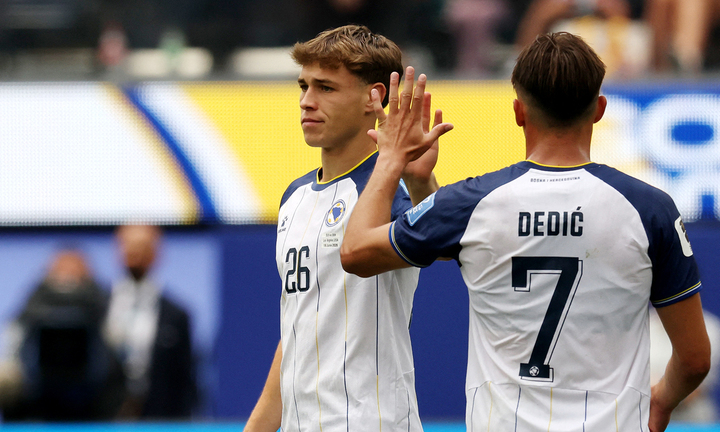 Đây là lần đầu tiên Bosnia & Herzegovina góp mặt ở vòng knock-out World Cup. (Ảnh: AP)