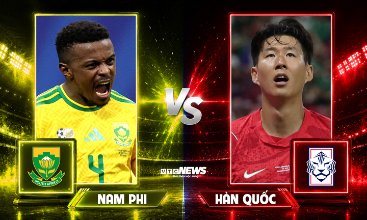 Nam Phi đấu với Hàn Quốc ở lượt trận cuối bảng A World Cup 2026.