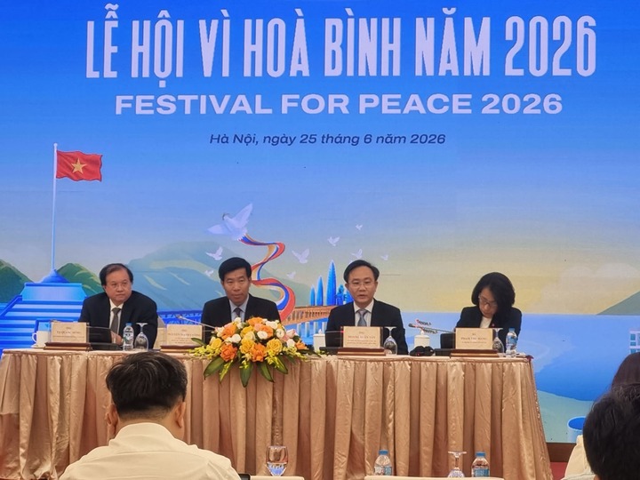 Họp báo quốc tế "Lễ hội vì hoà bình năm 2026: Từ ký ức đến tương lai"