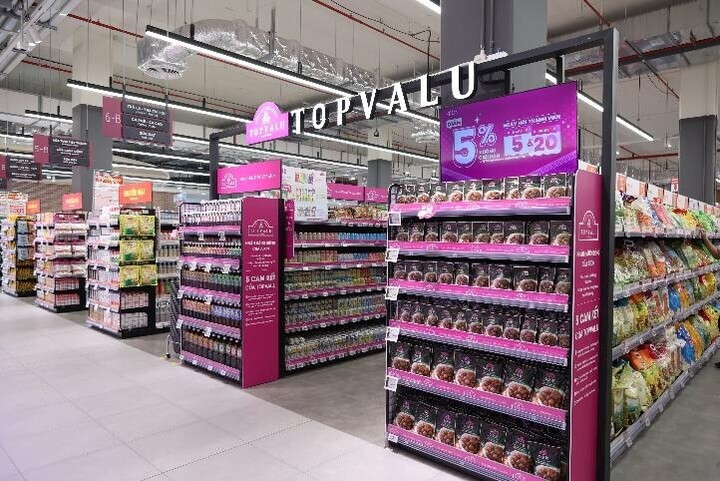 Các sản phẩm nhãn hàng riêng TOPVALU của AEON.