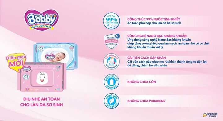Khăn ướt em bé Bobby Care: Giải pháp làm sạch dịu nhẹ và an toàn cho bé - 2