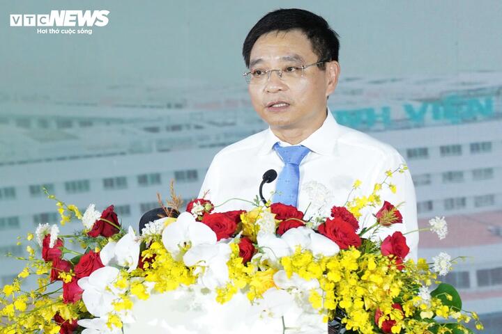 Phó Thủ tướng Nguyễn Văn Thắng phát biểu tại buổi lễ. (Ảnh: Minh Quang)