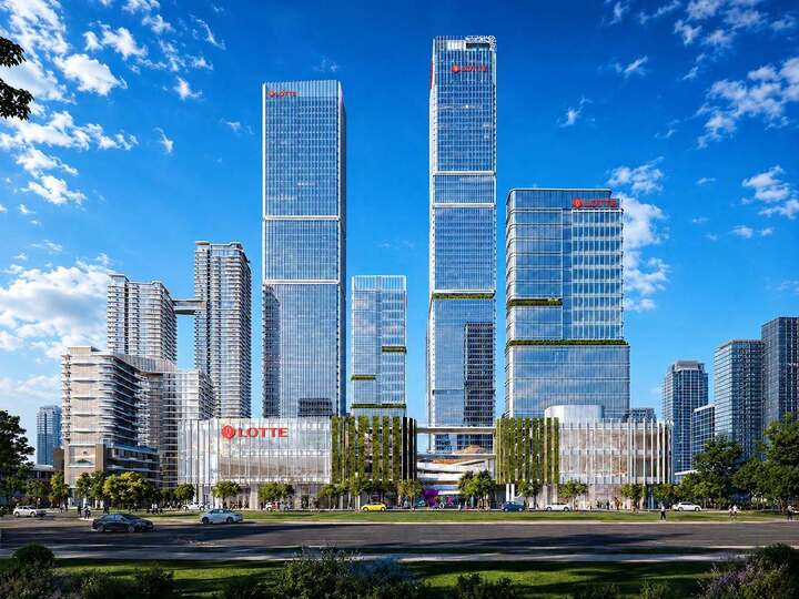 Lotte Eco Smart City Thu Thiem - Dự án được TP.HCM khẩn trương gỡ vướng mắc và đang trong quá trình khởi động. (Ảnh: Lotte Properties HCMC)