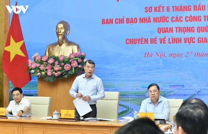 Thủ tướng Lê Minh Hưng chủ trì Hội nghị trực tuyến sơ kết 6 tháng đầu năm 2026 Ban chỉ đạo các công trình, dự án trọng điểm, quan trọng quốc gia chuyên đề về lĩnh vực giao thông vận tải.