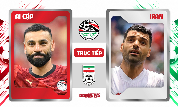 Ai Cập đấu với Iran ở lượt cuối bảng G World Cup 2026.