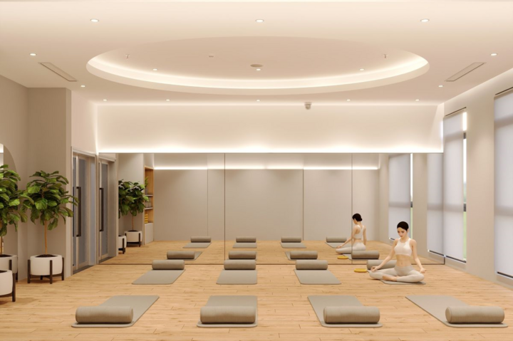 Phòng yoga tĩnh tại - điểm neo bình yên cho tâm hồn.