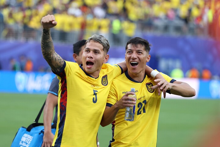 Ecuador gây bất ngờ khi đánh bại Đức 2-1. (Ảnh: AP)