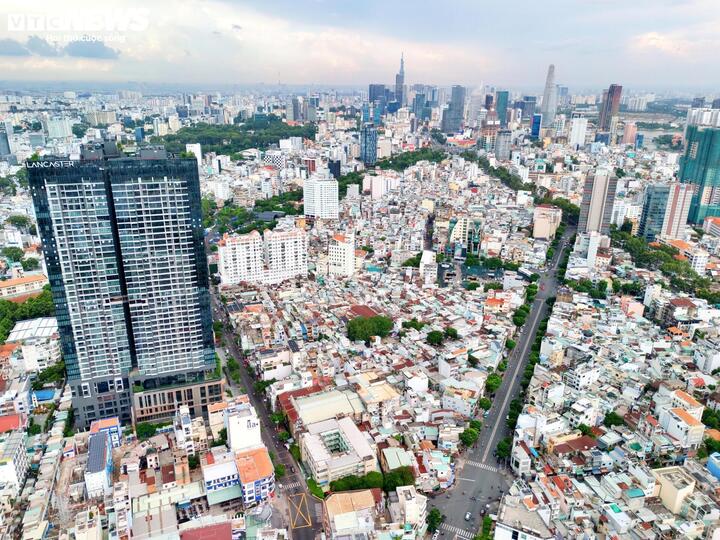 Khu Mả Lạng, Chợ Gà - Gạo có vị trí "vàng", rất đắc địa ở trung tâm TP.HCM. (Ảnh: Lương Ý)