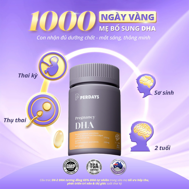  DHA cho thai nhi và mẹ bầu trong 1000 ngày vàng - 2